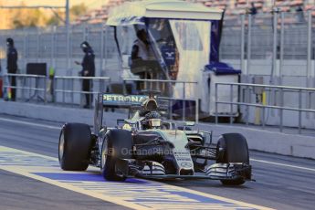 World © Octane Photographic Ltd. Mercedes AMG Petronas F1 W06 Hybrid – Nico Rosberg. Sunday 22nd February 2015, F1 Winter testing, Circuit de Catalunya, Barcelona, Spain, Day 4. Digital Ref : 1191LB1D9001