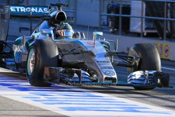 World © Octane Photographic Ltd. Mercedes AMG Petronas F1 W06 Hybrid – Nico Rosberg. Sunday 22nd February 2015, F1 Winter testing, Circuit de Catalunya, Barcelona, Spain, Day 4. Digital Ref : 1191LB1D9009