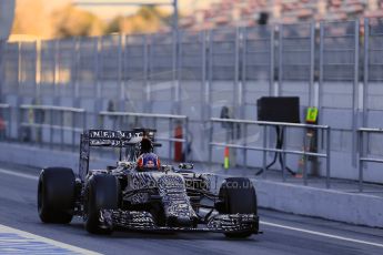World © Octane Photographic Ltd. Infiniti Red Bull Racing RB11 – Daniil Kvyat. Sunday 22nd February 2015, F1 Winter testing, Circuit de Catalunya, Barcelona, Spain, Day 4. Digital Ref : 1191LB1D9077