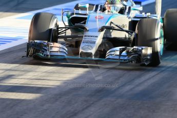 World © Octane Photographic Ltd. Mercedes AMG Petronas F1 W06 Hybrid – Nico Rosberg. Sunday 22nd February 2015, F1 Winter testing, Circuit de Catalunya, Barcelona, Spain, Day 4. Digital Ref : 1191LB1D9121