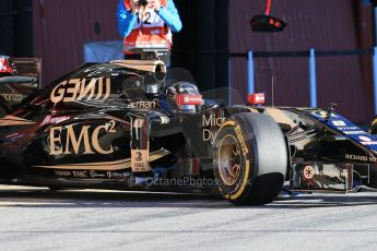 World © Octane Photographic Ltd. Lotus F1 Team E23 Hybrid – Romain Grosjean. Sunday 22nd February 2015, F1 Winter testing, Circuit de Catalunya, Barcelona, Spain, Day 4. Digital Ref : 1191LB1D9142