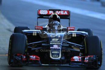 World © Octane Photographic Ltd. Lotus F1 Team E23 Hybrid – Romain Grosjean. Sunday 22nd February 2015, F1 Winter testing, Circuit de Catalunya, Barcelona, Spain, Day 4. Digital Ref : 1191LB1D9311