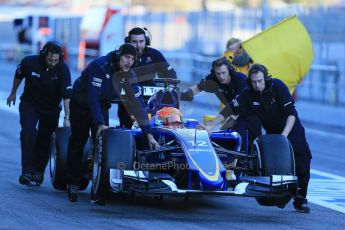 World © Octane Photographic Ltd. Sauber F1 Team C34-Ferrari – Felipe Nasr. Sunday 22nd February 2015, F1 Winter testing, Circuit de Catalunya, Barcelona, Spain, Day 4. Digital Ref : 1191LB1D9490