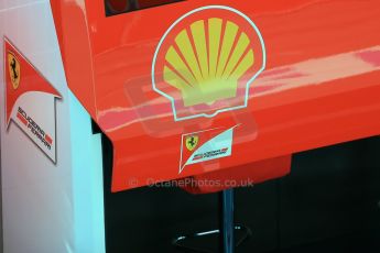 World © Octane Photographic Ltd. Scuderia Ferrari SF15-T - pit box. Sunday 22nd February 2015, F1 Winter test #2, Circuit de Barcelona, Catalunya, Spain, Day 4. Digital Ref: 1191LB1D9540