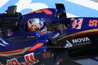 World © Octane Photographic Ltd. Scuderia Toro Rosso STR10 – Carlos Sainz Jnr. Sunday 22nd February 2015, F1 Winter test #2, Circuit de Barcelona, Catalunya, Spain, Day 4. Digital Ref: 1191LB1D9569