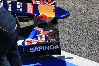 World © Octane Photographic Ltd. Scuderia Toro Rosso STR10 – Carlos Sainz Jnr. Sunday 22nd February 2015, F1 Winter test #2, Circuit de Barcelona, Catalunya, Spain, Day 4. Digital Ref: 1191LB1D9575