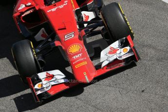 World © Octane Photographic Ltd. Scuderia Ferrari SF15-T– Sebastian Vettel. Sunday 22nd February 2015, F1 Winter test #2, Circuit de Barcelona, Catalunya, Spain, Day 4. Digital Ref: 1191LB1D9589