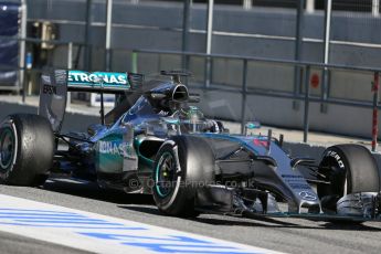 World © Octane Photographic Ltd. Mercedes AMG Petronas F1 W06 Hybrid – Nico Rosberg. Sunday 22nd February 2015, F1 Winter test #2, Circuit de Barcelona, Catalunya, Spain, Day 4. Digital Ref : 1191LB1D9643