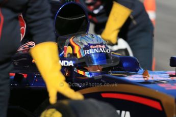 World © Octane Photographic Ltd. Scuderia Toro Rosso STR10 – Carlos Sainz Jnr. Sunday 22nd February 2015, F1 Winter test #2, Circuit de Barcelona, Catalunya, Spain, Day 4. Digital Ref: