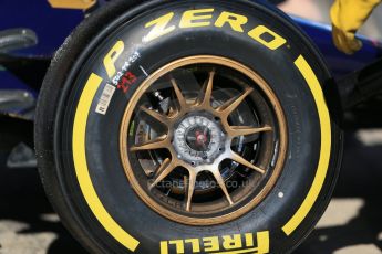 World © Octane Photographic Ltd. Scuderia Toro Rosso STR10 – Pirelli tyre. Sunday 22nd February 2015, F1 Winter test #2, Circuit de Barcelona, Catalunya, Spain, Day 4. Digital Ref: 1191LB1D9676