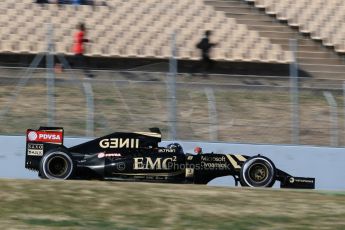 World © Octane Photographic Ltd. Lotus F1 Team E23 Hybrid – Romain Grosjean. Sunday 22nd February 2015, F1 Winter test #2, Circuit de Barcelona, Catalunya, Spain, Day 4. Digital Ref :1191LB1D9721