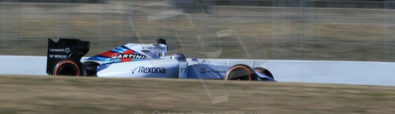 World © Octane Photographic Ltd. Williams Martini Racing FW37 – Valtteri Bottas. Sunday 22nd February 2015, F1 Winter test #2, Circuit de Barcelona, Catalunya, Spain, Day 4. Digital Ref: 1191LB1D9770