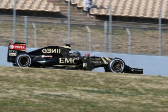 World © Octane Photographic Ltd. Lotus F1 Team E23 Hybrid – Romain Grosjean. Sunday 22nd February 2015, F1 Winter test #2, Circuit de Barcelona, Catalunya, Spain, Day 4. Digital Ref :1191LB1D9834