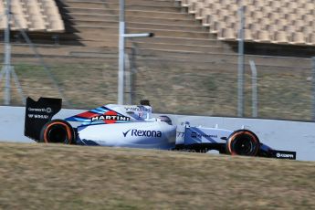 World © Octane Photographic Ltd. Williams Martini Racing FW37 – Valtteri Bottas. Sunday 22nd February 2015, F1 Winter test #2, Circuit de Barcelona, Catalunya, Spain, Day 4. Digital Ref: 1191LB1D9846