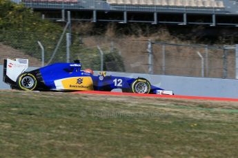 World © Octane Photographic Ltd. Sauber F1 Team C34-Ferrari – Felipe Nasr. Sunday 22nd February 2015, F1 Winter test #2, Circuit de Barcelona, Catalunya, Spain, Day 4. Digital Ref : 1191LB1D9872