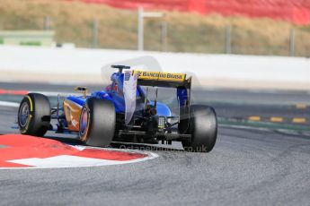 World © Octane Photographic Ltd. Sauber F1 Team C34-Ferrari – Felipe Nasr. Sunday 22nd February 2015, F1 Winter test #2, Circuit de Barcelona, Catalunya, Spain, Day 4. Digital Ref : 1191LB1D9908