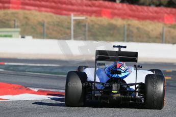 World © Octane Photographic Ltd. Williams Martini Racing FW37 – Valtteri Bottas. Sunday 22nd February 2015, F1 Winter test #2, Circuit de Barcelona, Catalunya, Spain, Day 4. Digital Ref: 1191LB1D9969