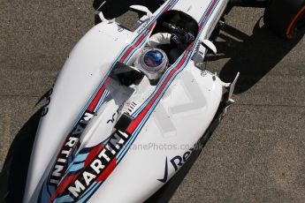 World © Octane Photographic Ltd. Williams Martini Racing FW37 – Valtteri Bottas. Sunday 22nd February 2015, F1 Winter test #2, Circuit de Barcelona, Catalunya, Spain, Day 4. Digital Ref: 1191LB7L6412