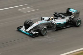 World © Octane Photographic Ltd. Mercedes AMG Petronas F1 W06 Hybrid – Lewis Hamilton. Thursday 26th February 2015, F1 Winter test #3, Circuit de Barcelona-Catalunya, Spain Test 2 Day 1. Digital Ref : 1192CB1L0017