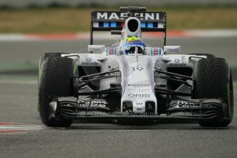 World © Octane Photographic Ltd. Williams Martini Racing FW37 – Felipe Massa Thursday 26th February 2015, F1 Winter test #3, Circuit de Barcelona-Catalunya, Spain Test 2 Day 1. Digital Ref : 1192CB1L0029