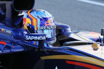 World © Octane Photographic Ltd. Scuderia Toro Rosso STR10 – Carlos Sainz Jnr. Thursday 26th February 2015, F1 Winter test #3, Circuit de Barcelona-Catalunya, Spain Day 1. Digital Ref : 1192CB1L9848