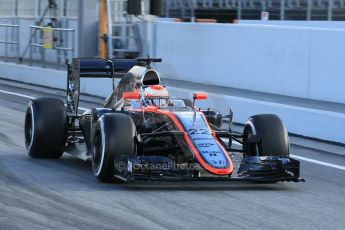 World © Octane Photographic Ltd. McLaren Honda MP4/30 - Jenson Button. Thursday 26th February 2015, F1 Winter test #3, Circuit de Barcelona-Catalunya, Spain Test 2 Day 1. Digital Ref: 1192CB1L9860