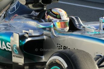 World © Octane Photographic Ltd. Mercedes AMG Petronas F1 W06 Hybrid – Lewis Hamilton. Thursday 26th February 2015, F1 Winter test #3, Circuit de Barcelona-Catalunya, Spain Test 2 Day 1. Digital Ref : 1192CB1L9872