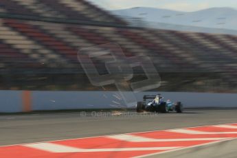 World © Octane Photographic Ltd. Mercedes AMG Petronas F1 W06 Hybrid – Lewis Hamilton. Thursday 26th February 2015, F1 Winter test #3, Circuit de Barcelona-Catalunya, Spain Test 2 Day 1. Digital Ref : 1192CB1L9929