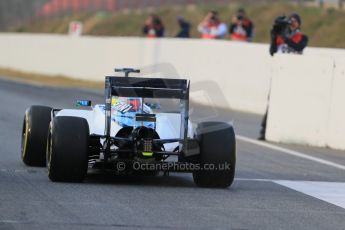 World © Octane Photographic Ltd. Williams Martini Racing FW37 – Felipe Massa Thursday 26th February 2015, F1 Winter test #3, Circuit de Barcelona-Catalunya, Spain Test 2 Day 1. Digital Ref : 1192LB1D0209