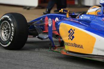 World © Octane Photographic Ltd. Sauber F1 Team C34-Ferrari – Marcus Ericsson. Thursday 26th February 2015, F1 Winter test #3, Circuit de Barcelona-Catalunya, Spain Test 2 Day 1. Digital Ref : 1192LB1D0277