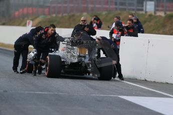 World © Octane Photographic Ltd. Infiniti Red Bull Racing RB11 – Daniil Kvyat. Thursday 26th February 2015, F1 Winter test #3, Circuit de Barcelona-Catalunya, Spain Test 2 Day 1. Digital Ref : 1192LB1D0359