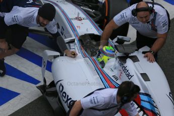 World © Octane Photographic Ltd. Williams Martini Racing FW37 – Felipe Massa Thursday 26th February 2015, F1 Winter test #3, Circuit de Barcelona-Catalunya, Spain Test 2 Day 1. Digital Ref : 1192LB1D0610