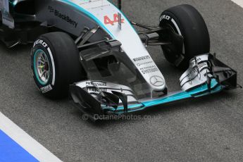 World © Octane Photographic Ltd. Mercedes AMG Petronas F1 W06 Hybrid – Lewis Hamilton. Thursday 26th February 2015, F1 Winter test #3, Circuit de Barcelona-Catalunya, Spain Test 2 Day 1. Digital Ref : 1192LB1D0620