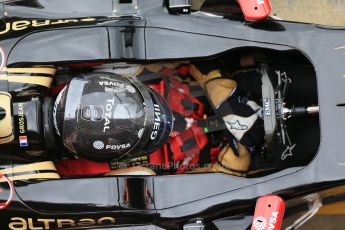World © Octane Photographic Ltd. Lotus F1 Team E23 Hybrid – Romain Grosjean. Thursday 26th February 2015, F1 Winter test #3, Circuit de Barcelona-Catalunya, Spain Test 2 Day 1. Digital Ref : 1192LB1D0683