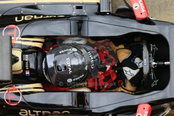 World © Octane Photographic Ltd. Lotus F1 Team E23 Hybrid – Romain Grosjean. Thursday 26th February 2015, F1 Winter test #3, Circuit de Barcelona-Catalunya, Spain Test 2 Day 1. Digital Ref : 1192LB1D0700