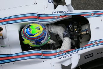World © Octane Photographic Ltd. Williams Martini Racing FW37 – Felipe Massa Thursday 26th February 2015, F1 Winter test #3, Circuit de Barcelona-Catalunya, Spain Test 2 Day 1. Digital Ref : 1192LB1D0760
