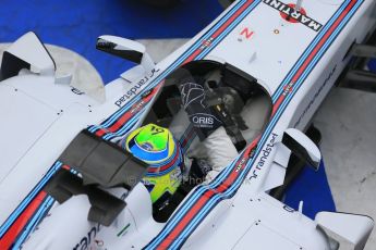 World © Octane Photographic Ltd. Williams Martini Racing FW37 – Felipe Massa Thursday 26th February 2015, F1 Winter test #3, Circuit de Barcelona-Catalunya, Spain Test 2 Day 1. Digital Ref : 1192LB1D0766