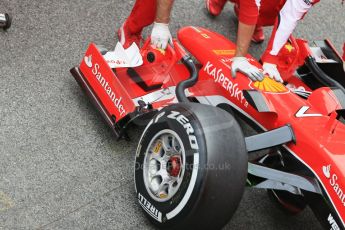 World © Octane Photographic Ltd. Scuderia Ferrari SF15-T– Kimi Raikkonen. Thursday 26th February 2015, F1 Winter test #3, Circuit de Barcelona-Catalunya, Spain Test 2 Day 1. Digital Ref : 1192LB1D0912