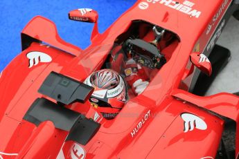 World © Octane Photographic Ltd. Scuderia Ferrari SF15-T– Kimi Raikkonen. Thursday 26th February 2015, F1 Winter test #3, Circuit de Barcelona-Catalunya, Spain Test 2 Day 1. Digital Ref : 1192LB1D0991