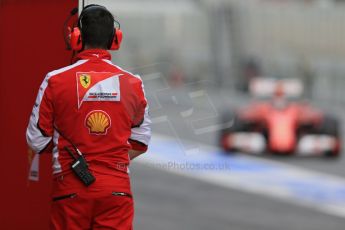 World © Octane Photographic Ltd. Scuderia Ferrari SF15-T– Kimi Raikkonen.  Thursday 26th February 2015, F1 Winter test #3, Circuit de Barcelona-Catalunya, Spain Test 2 Day 1. Digital Ref : 1192LB1D1090