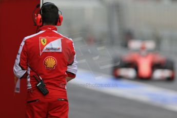 World © Octane Photographic Ltd. Scuderia Ferrari SF15-T– Kimi Raikkonen. Thursday 26th February 2015, F1 Winter test #3, Circuit de Barcelona-Catalunya, Spain Test 2 Day 1. Digital Ref : 1192LB1D1090