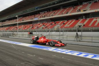 World © Octane Photographic Ltd. Scuderia Ferrari SF15-T– Kimi Raikkonen.  Thursday 26th February 2015, F1 Winter test #3, Circuit de Barcelona-Catalunya, Spain Test 2 Day 1. Digital Ref : 1192LB7B1076