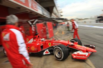 World © Octane Photographic Ltd. Scuderia Ferrari SF15-T– Kimi Raikkonen. Thursday 26th February 2015, F1 Winter test #3, Circuit de Barcelona-Catalunya, Spain Test 2 Day 1. Digital Ref : 1192LB7B1085