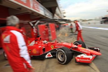 World © Octane Photographic Ltd. Scuderia Ferrari SF15-T– Kimi Raikkonen.  Thursday 26th February 2015, F1 Winter test #3, Circuit de Barcelona-Catalunya, Spain Test 2 Day 1. Digital Ref : 1192LB7B1085