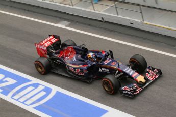 World © Octane Photographic Ltd. Scuderia Toro Rosso STR10 – Carlos Sainz Jnr. Thursday 26th February 2015, F1 Winter test #3, Circuit de Barcelona-Catalunya, Spain Day 1. Digital Ref : 1192LB7L6465