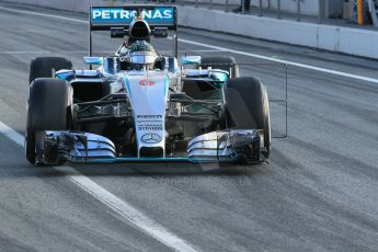 World © Octane Photographic Ltd. Mercedes AMG Petronas F1 W06 Hybrid – Nico Rosberg. Friday 27th February 2015, F1 Winter test #3, Circuit de Barcelona-Catalunya, Spain Test 2 Day 2. Digital Ref : 1193CB1L0719