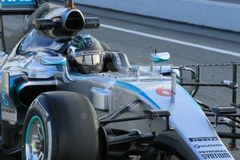 World © Octane Photographic Ltd. Mercedes AMG Petronas F1 W06 Hybrid – Nico Rosberg. Friday 27th February 2015, F1 Winter test #3, Circuit de Barcelona-Catalunya, Spain Test 2 Day 2. Digital Ref : 1193CB1L0728