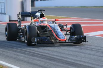 World © Octane Photographic Ltd. McLaren Honda MP4/30 – Jenson Button. Friday 27th February 2015, F1 Winter test #3, Circuit de Barcelona-Catalunya, Spain Test 2 Day 2. Digital Ref: 1193CB1L0826