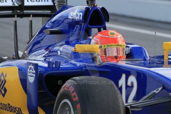 World © Octane Photographic Ltd. Sauber F1 Team C34-Ferrari – Felipe Nasr. Friday 27th February 2015, F1 Winter test #3, Circuit de Barcelona-Catalunya, Spain Test 2 Day 2. Digital Ref : 1193CB1L0881