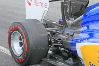 World © Octane Photographic Ltd. Sauber F1 Team C34-Ferrari – Felipe Nasr. Friday 27th February 2015, F1 Winter test #3, Circuit de Barcelona-Catalunya, Spain Test 2 Day 2. Digital Ref : 1193CB1L0950